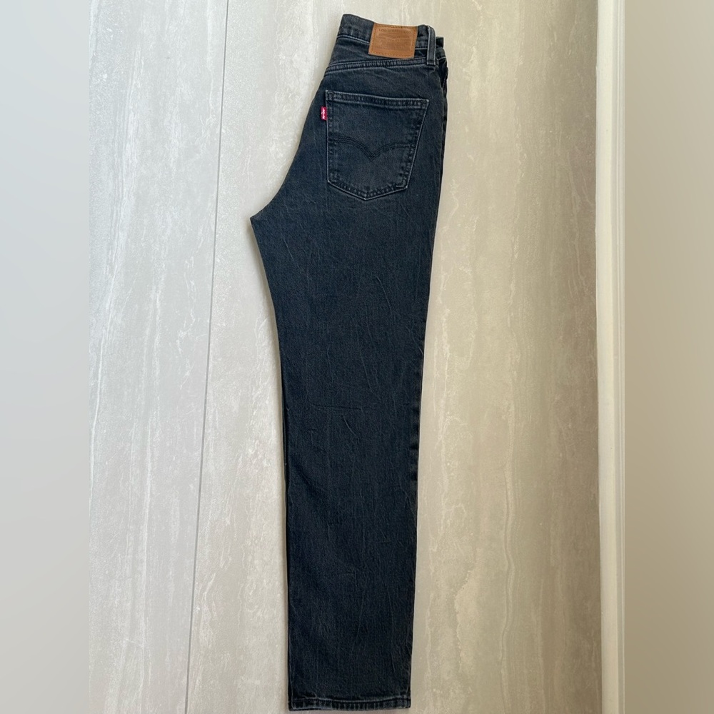 Levi's Charcoal Slim Straight Jeans - Picture 13 of 14